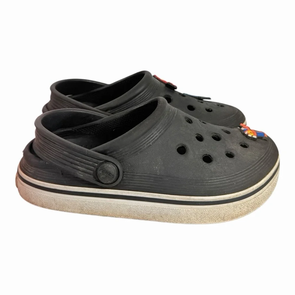 Crocs‎ Bayaband Clog Black with Jibbits Size 12Y